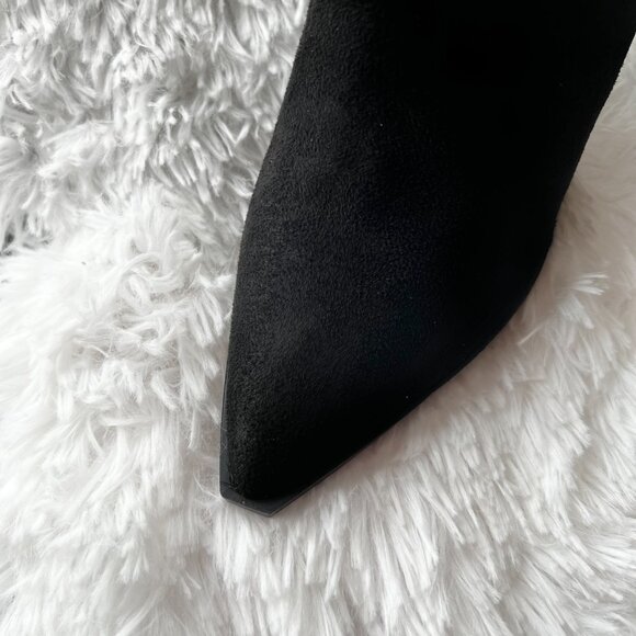 FAUX SUEDE ANKLE BOOT   NWT SIZE 7 - Picture 4 of 9